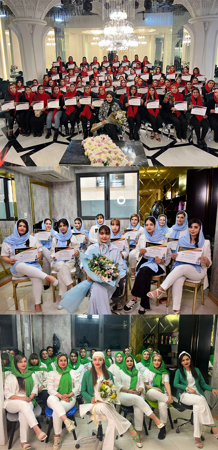 آموزشگاه رنگ مو اصفهان محمدی